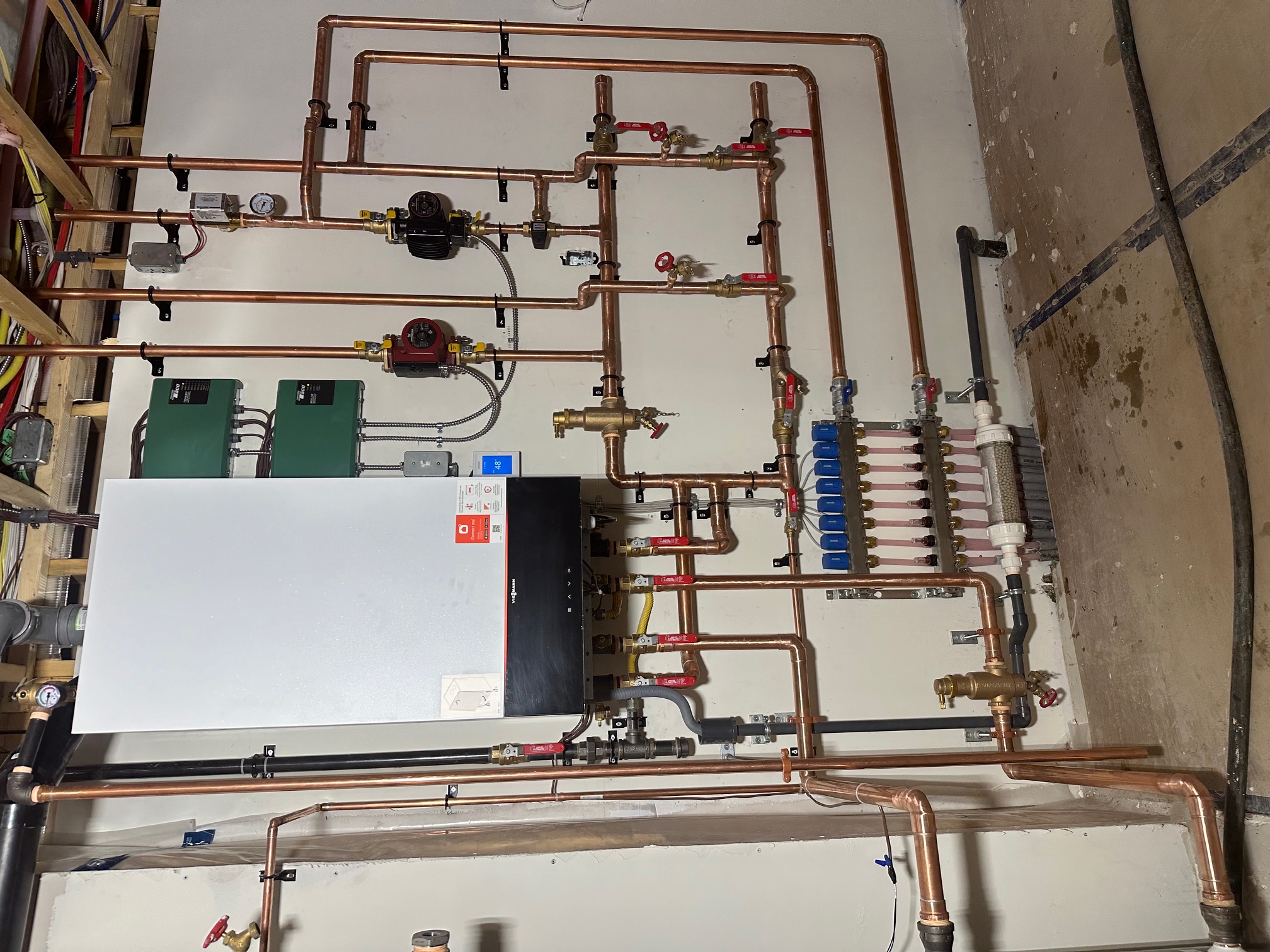 HVAC technician at work